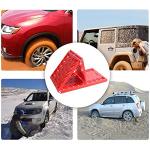 DEDC Foldable Car Tire Traction Mat Pad, Winter Tire Tracks Jack Board Grips, Go Treads Foldable Road Chews Tire Emergency Traction Mats Aid Kit Accessories for Ice/Snow/Sand/Beach Escape (2-Pack)