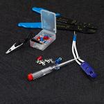 CARTMAN 122 Piece Auto Tool Accessory Set Tool Kit Set Electric Tool Set Drive Socket and Socket Wrench Sets Blue