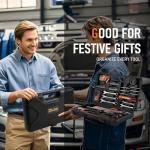 KOOPOOL 149 Piece Tool Set, Basic Tool Kit for Home, Repair Tool Combination Package Mixed Tool Set Hand Tool Kit with Plastic Toolbox Storage Case