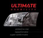 VViViD+ Ultimate Headlight Taillight Tint Vinyl Wrap (12" x 7ft, Light Smoke)