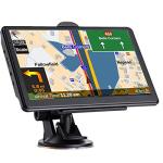 GPS Navigation for Car, Latest 2025 Map,7 inch Touch Screen Real Voice Spoken Turn-by-Turn Direction Reminding Navigation System for Cars, Vehicle GPS Satellite Navigator with(Free Lifetime Updates)