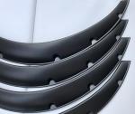 4Pcs 3.1"/80mm Universal Car Wheel Fender Flares Durable Polyurethane Extra Wide Auto Car Body Kit……
