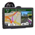 GPS Navigation for Car, 2025 Map 7 inch Touch Screen Car GPS, Voice Turn Direction Guidance, Support Speed and Red Light Warning, Pre-Installed North America Lifetime map Free Update
