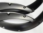 4Pcs 3.1"/80mm Universal Car Wheel Fender Flares Durable Polyurethane Extra Wide Auto Car Body Kit……