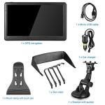 GPS Navigation for Car, Latest 2025 Map,7 inch Touch Screen Real Voice Spoken Turn-by-Turn Direction Reminding Navigation System for Cars, Vehicle GPS Satellite Navigator with(Free Lifetime Updates)