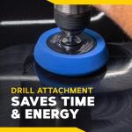 Meguiar's Quik Scratch Eraser Kit, Car Scratch Remover for Repairing Surface Blemishes, Car Care Kit with ScratchX, Drill-Mounted Pad, and Microfiber Towel, 4 Count