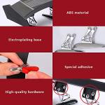 Mini Spoiler Auto Car Tail Decoration Spoiler Wing Carbon Fiber Can be luminous solar charging Punch-free tail light