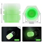 8 Pcs Tire Valve Stem Caps, Glowing Tire Air Caps Cover Car Tire Caps Accessories for Car, Truck, Motorcycles, Bike