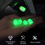 8 Pcs Tire Valve Stem Caps, Glowing Tire Air Caps Cover Car Tire Caps Accessories for Car, Truck, Motorcycles, Bike