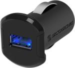 Scosche USBC121M ReVolt Universal Cigarette Lighter Single Device Compact One Port USB Car Charger, Fast Charge One Device Quickly, Black