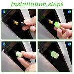 8 Pcs Tire Valve Stem Caps, Glowing Tire Air Caps Cover Car Tire Caps Accessories for Car, Truck, Motorcycles, Bike