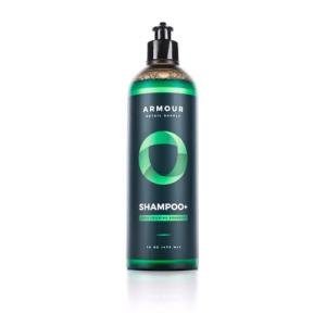 Armour Detail Supply Shampoo+ High-Foaming pH Neutral Shampoo, Professional Automotive Cleaning, Compatible with Foam Cannons or Bucket Washes - 16oz Bottle