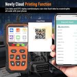 OBD2 Scanner Diagnostic Tool, Professional OBD2 Scanners Car Code Reader Check Engine Light with Reset OBDII/EOBD Car Scanner Diagnostic Tool for All Cars After 1996