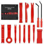 GOOACC Nylon Bumper Fastener Rivet Clips Car Clip Panel Audio Video Dashboard Dismantle Kits Installer Removal Tool (13PCS Trim Removal Tool Set)