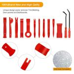 GOOACC Nylon Bumper Fastener Rivet Clips Car Clip Panel Audio Video Dashboard Dismantle Kits Installer Removal Tool (13PCS Trim Removal Tool Set)