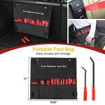 GOOACC Nylon Bumper Fastener Rivet Clips Car Clip Panel Audio Video Dashboard Dismantle Kits Installer Removal Tool (13PCS Trim Removal Tool Set)