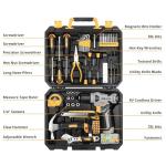 DEKOPRO Tool Set：Tool Kit with 8V Cordless Drill,Tool Box with Drill,Hand Drill Set for Men & Women,Home Tool Kits for House Repair,Handyman,DIY 126 Piece