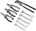 Amazon Basics 65-Piece General Household Home Repair and Mechanic's Hand Tool Kit Set, Black