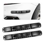 2PCS Thickened Bumper Guard,Upgraded Collision Resistant TPU Car Bumper Protector with Carbon Fiber Texture,Universal Car Door Protector for Avoiding Scratches and Dents