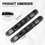 2PCS Thickened Bumper Guard,Upgraded Collision Resistant TPU Car Bumper Protector with Carbon Fiber Texture,Universal Car Door Protector for Avoiding Scratches and Dents