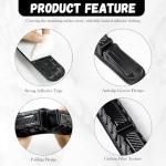 2PCS Thickened Bumper Guard,Upgraded Collision Resistant TPU Car Bumper Protector with Carbon Fiber Texture,Universal Car Door Protector for Avoiding Scratches and Dents