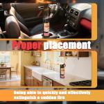 2PCS Mini Fire Extinguishers for Vehicle & Home & Kitchen- Small Portable Car Fire Extinguisher Kit with Brackets - Stay Safe Emergency Suppression for Motorcycle & RV & Kitchen