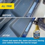Rain-X 620232SRP All-Interior Cleaner Protectant & Repellent for Car Interiors, Cleans + Repels Liquid Spills & Dust without Residue, Cherry Scent 16 Fl Oz.
