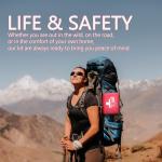 First Aid Kit, Professional Trauma First Aid Kit with Labelled Compartments Molle System for Car, Hiking, Backpacking, Camping, Traveling, and Cycling