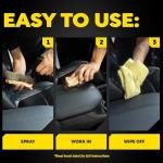 Meguiar's Gold Class Rich Leather Cleaner and Conditioner 3-in-1 Spray, Non-Greasy Car Leather Cleaner and Conditioner Treatment with Advanced UV Protection, 15.2 Oz Spray Bottle