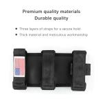 OFBAND Roll Bar Car Fire Extinguisher Mount with American Flag,Fire Extinguisher Holder with Adjustable Straps for Fixing,Universal Car Accessories for Vehicle