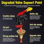 Forcebucket Portable Fire Extinguisher Spray With Bracket Can Prevent Re-Ignition,Best Suitable for Home, Kitchen, Car | For Electric, Textile and Grease Fires | Non-Toxic, Easy Clean