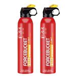 Forcebucket Portable Fire Extinguisher Spray With Bracket Can Prevent Re-Ignition,Best Suitable for Home, Kitchen, Car | For Electric, Textile and Grease Fires | Non-Toxic, Easy Clean