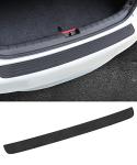 Pincuttee Rear Bumper Protector Guard for Car,Black Rubber Scratch,Resistant Trunk Door Entry Guards,Accessories Trim Cover,35.4"X2.87" for Most of Car&SUV(1 Pack,Black Sport)