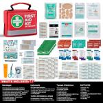 General Medi First Aid Kit - 150 Pieces Small Compact First Aid Kit Bag - Includes Instant Cold Pack, Emergency Blanket for Travel, Home, Office, Vehicle, Camping