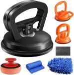 Tiantanghu Dent Puller,3 Pack Car Dent Puller Car Dent Removal Kit Suction Cup Dent Puller Dent Remover Tool and Dent Repair Kit Handle Lifter for Cars Body,Glass,Screen,Objects Moving (Black+Orange)