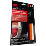 3M Auto High-Strength Lens Repair Film, 3.5 in x 7.75 in, Assorted Sheets: Red / Amber / Clear, Weatherproof & Airtight Seal, Flexible Film Repairs Flat or Curved Lenses on Truck & Car Lights (03345)
