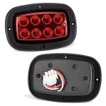 10L0L Golf Cart Taillight Kit for Yamaha G14 G16 G19 G22 Club Car DS with 3 Wire Wiring Plug Turn Signal And Brake Light Golf Cart Rear Tail Light OEM: 1017035