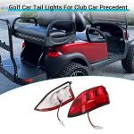 10L0L Golf Cart Tail Lights for Club Car Precedent 2004-Up and Tempo 2018-Up Models - Replacement Taillight Driver and Passenger Rear Lights 12V with 3 Pin Molex Quick Connector Wired