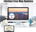 GPS Navigator for Car, Latest 2025 Map, 7 inch Touch Screen Real Voice Spoken Turn-by-Turn Direction Reminding Navigation System for Cars, Vehicle GPS with Speed and Red Light Warning