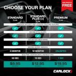 CARLOCK Anti Theft Car Device - Real Time 4G Car Tracker & Car Alarm System. Comes with Device & Phone App. Tracks Your Car in Real Time & Notifies You Immediately of Suspicious Behavior.OBD Plug&Play