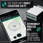 CARLOCK Anti Theft Car Device - Real Time 4G Car Tracker & Car Alarm System. Comes with Device & Phone App. Tracks Your Car in Real Time & Notifies You Immediately of Suspicious Behavior.OBD Plug&Play
