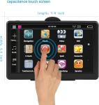 GPS Navigator for Car, Latest 2025 Map, 7 inch Touch Screen Real Voice Spoken Turn-by-Turn Direction Reminding Navigation System for Cars, Vehicle GPS with Speed and Red Light Warning