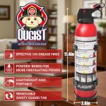 Dry Stop Fire Extinguisher for Home & Vehicle - 600g Dry Chemical Powder Fire Extinguisher | Grease & Electrical Fire Extinguisher for Kitchen, Car, Portable (2-Pack)