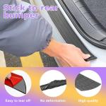 ZeriLion Rubber Anti-Scratch Universal Car SUV Truck Rear Bumper Protector Guard Bumper Guards for Cars (41 x 3.1Inch)