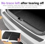 ZeriLion Rubber Anti-Scratch Universal Car SUV Truck Rear Bumper Protector Guard Bumper Guards for Cars (41 x 3.1Inch)