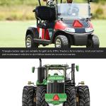 Smeyta Slow Moving Vehicle Sign 2 Pack,7"x8" Diamond Grade Reflective Sticker,Car Safety Sticker and Decal,SMV Sign for Golf Cart(Orange,2Pack)