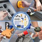 97PCS Dent Puller Kit, Paintless Auto Body Dent Repair Kit with Golden Lifter, Slide Hammer T-bar Dent Puller, Bridge Puller, Suction Cup and Glue Gun for Car Dent Remove Auto Body Dent Removal Kit