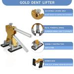 97PCS Dent Puller Kit, Paintless Auto Body Dent Repair Kit with Golden Lifter, Slide Hammer T-bar Dent Puller, Bridge Puller, Suction Cup and Glue Gun for Car Dent Remove Auto Body Dent Removal Kit