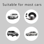 Spoilers for Cars, 4.9 Ft Reflective Carbon Fiber Spoiler Rear Spoiler Wing for Car Decorations, Universal Punch-Free Rubber Trunk Spoiler Lip, Car Exterior Accessories for Tailgate Roof Bumper