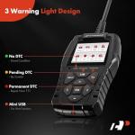 A-Premium AD200 Professional OBD2 Scanner Car Diagnostic Tool, OBDII EOBD Code Reader, Enhanced Check Car Engine Light Diagnostic Scan Tool, Upgraded Fault Code Scanner for All Vehicles from 1996